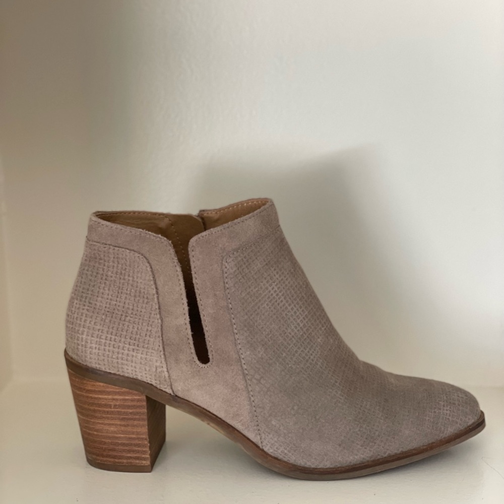 Lucky Brand Ponic Suede Ankle Boots 10 M - Picture 5 of 12